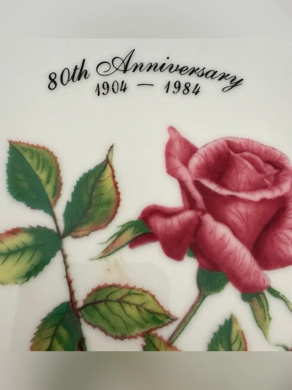 Butchart Garden Victoria British Columbia Canada 80 Anniversary 1904-1984 Plate